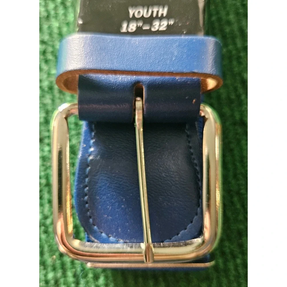 Alleson Athletic Youth‎ Baseball Belt Adjustable Elastic Blue 18-32 Inch